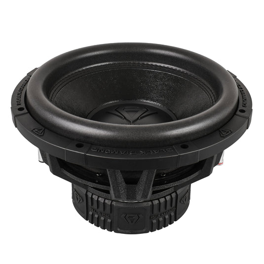 Black Diamond 12” Dual 3” Voice Coil Subwoofer with Aluminum Basket | 4-Ohm