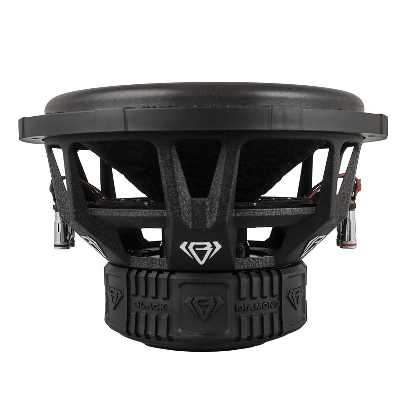 Load image into Gallery viewer, Black Diamond 12” Dual 3” Voice Coil Subwoofer with Aluminum Basket | 4-Ohm
