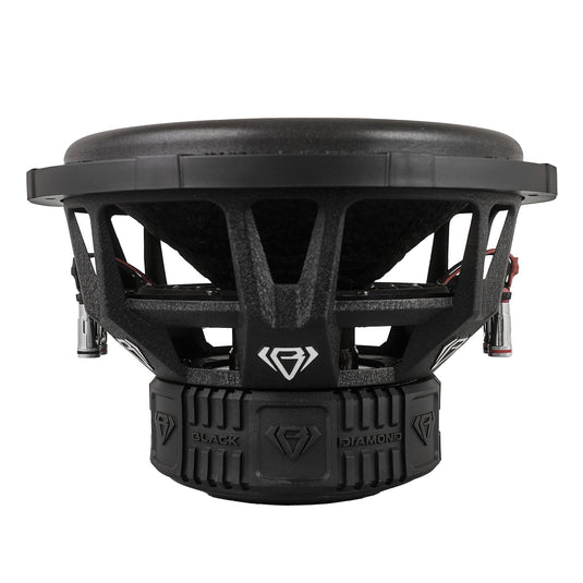 Black Diamond 12” Dual 3” Voice Coil Subwoofer with Aluminum Basket | 4-Ohm