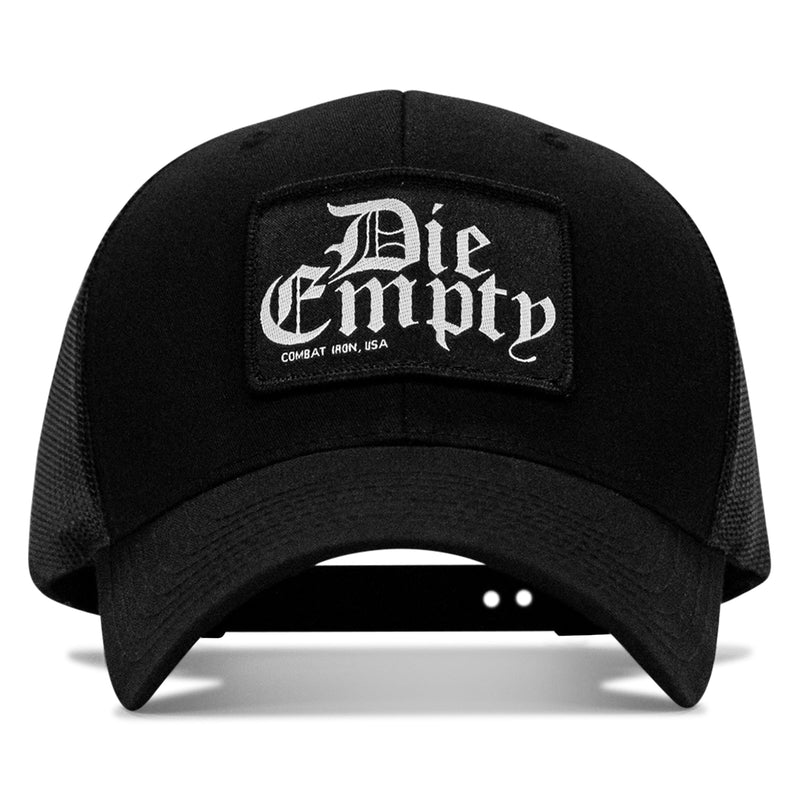 Load image into Gallery viewer, Die Empty Black Patch Snapback Hat
