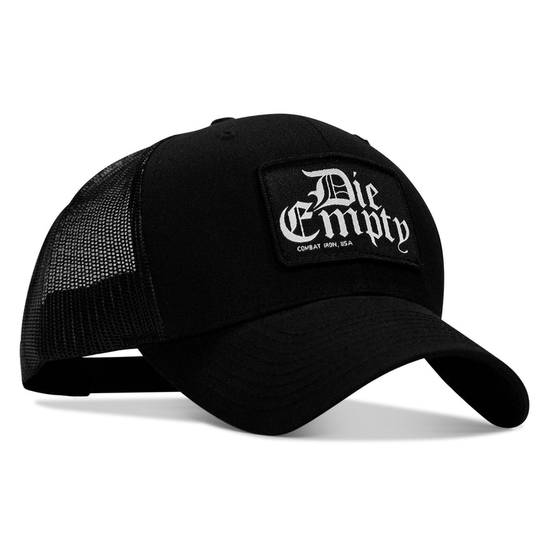 Load image into Gallery viewer, Die Empty Black Patch Snapback Hat
