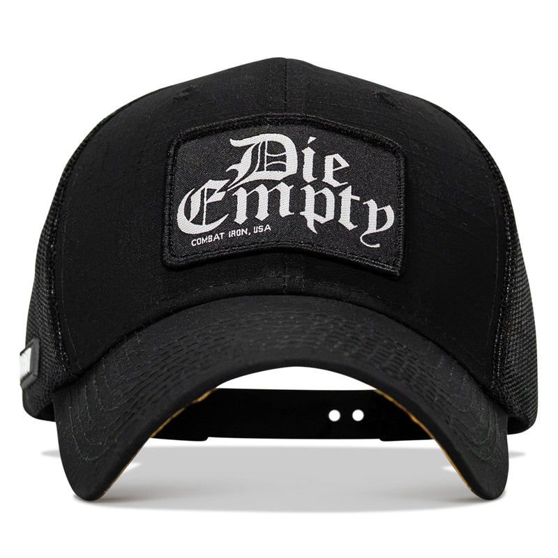 Load image into Gallery viewer, Die Empty Black Patch Original Ripstop Snapback Hat
