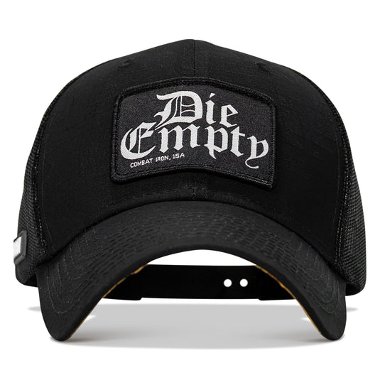 Die Empty Black Patch Original Ripstop Snapback Hat