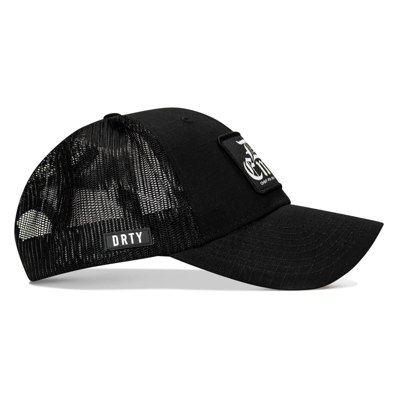 Load image into Gallery viewer, Die Empty Black Patch Original Ripstop Snapback Hat
