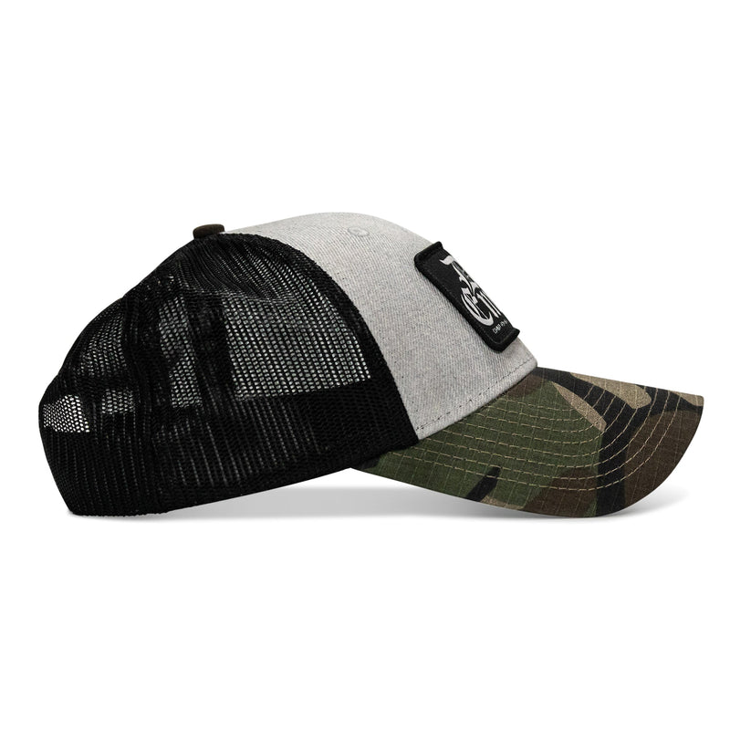 Load image into Gallery viewer, Die Empty Black Patch Snapback Hat
