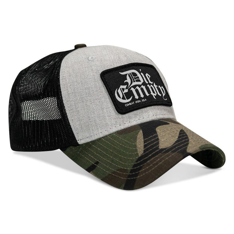 Load image into Gallery viewer, Die Empty Black Patch Snapback Hat
