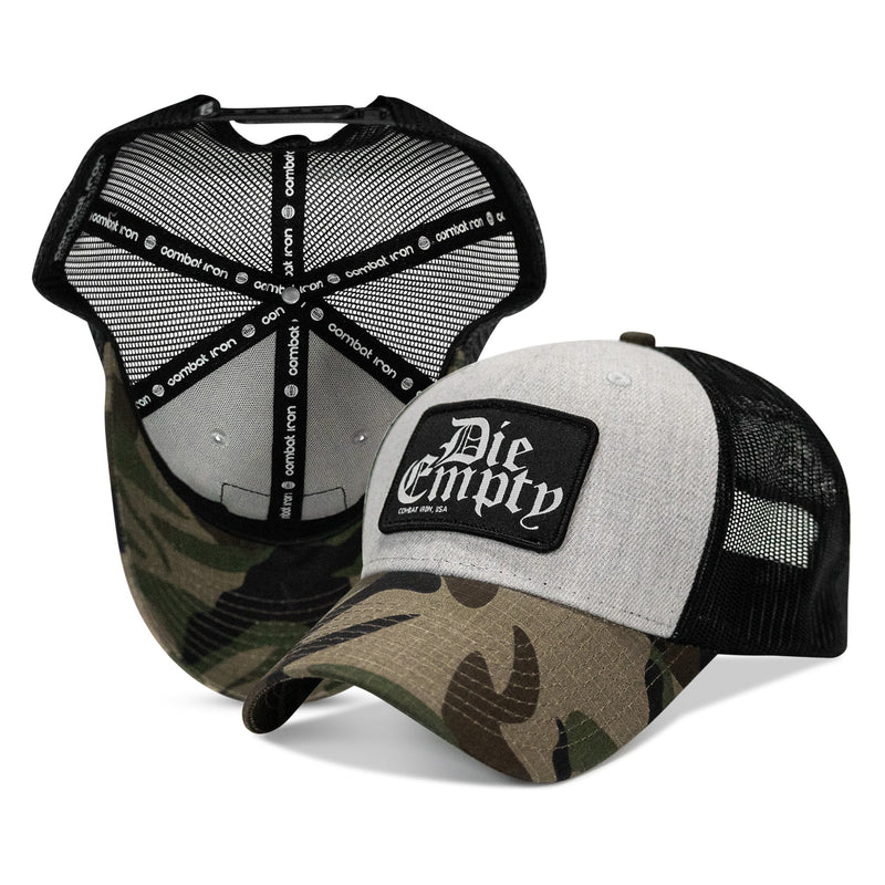 Load image into Gallery viewer, Die Empty Black Patch Snapback Hat
