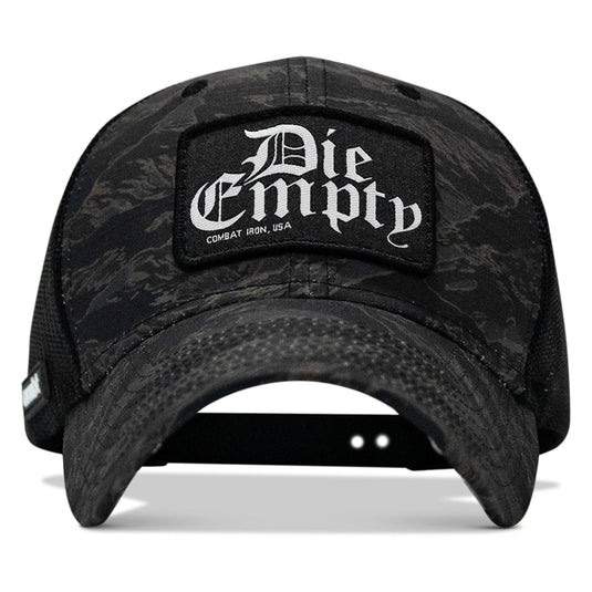 Die Empty Black Patch Original Ripstop Snapback Hat