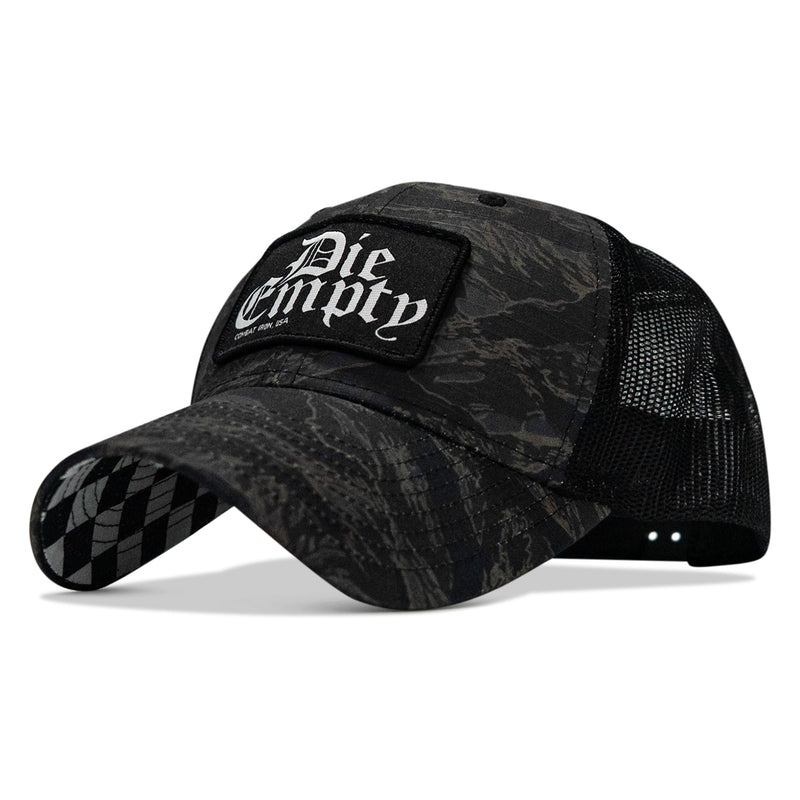 Load image into Gallery viewer, Die Empty Black Patch Original Ripstop Snapback Hat
