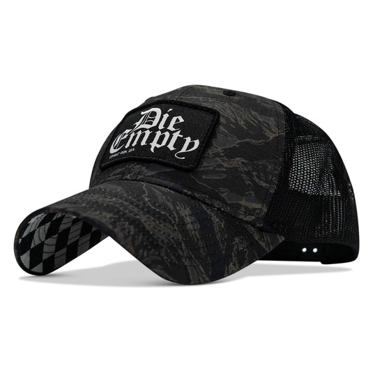 Die Empty Black Patch Original Ripstop Snapback Hat