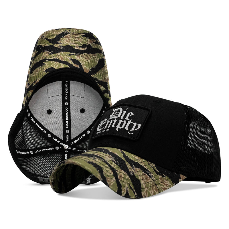 Load image into Gallery viewer, Die Empty Black Patch Original Ripstop Snapback Hat
