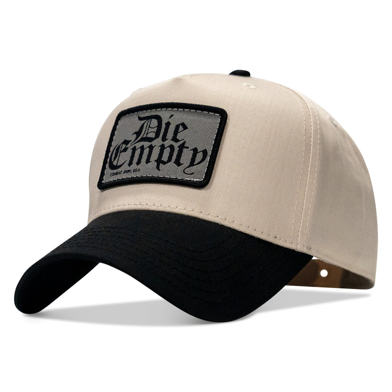 Load image into Gallery viewer, Die Empty Patch. 5-Panel Workhorse Snapback Hat
