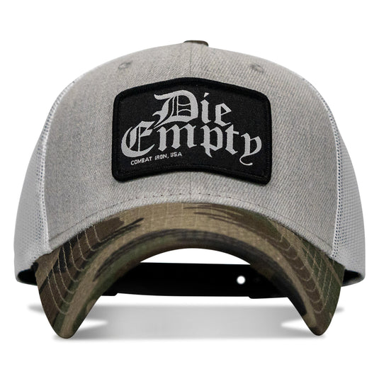 Die Empty Black Patch Snapback Hat