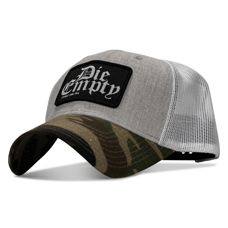 Load image into Gallery viewer, Die Empty Black Patch Snapback Hat

