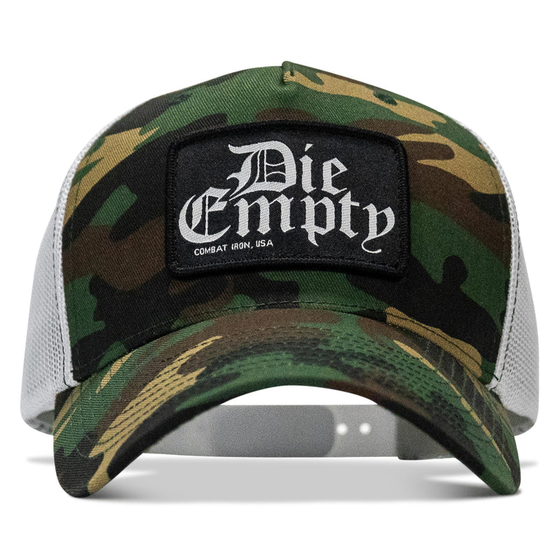 Load image into Gallery viewer, Die Empty Black Patch Snapback Hat
