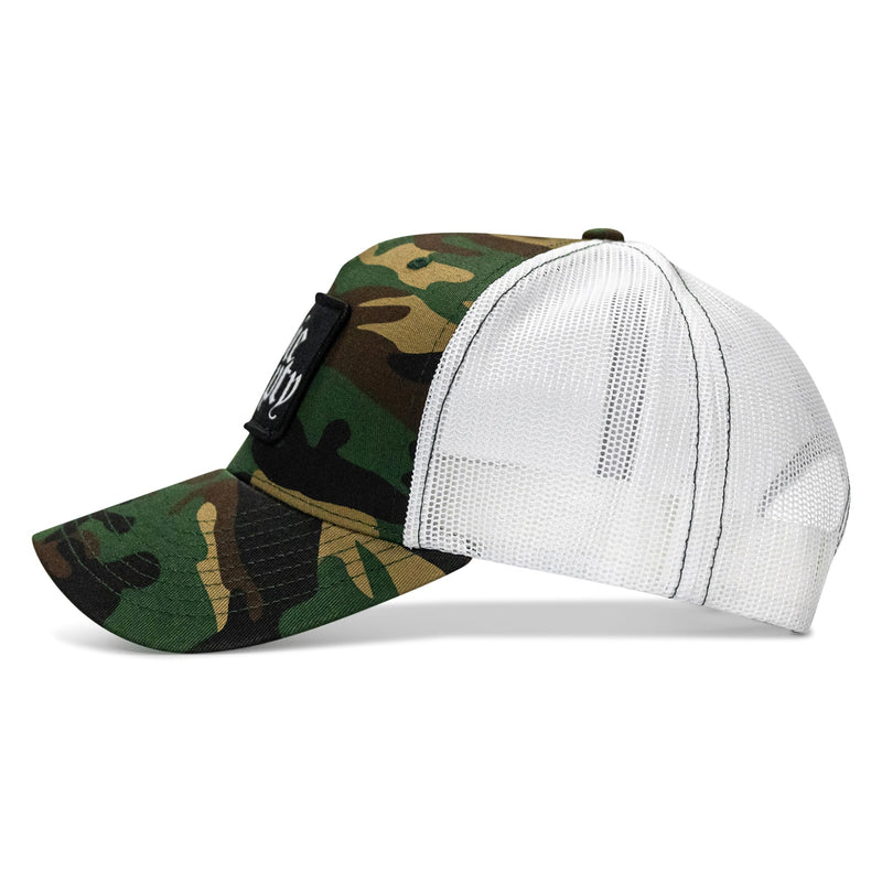 Load image into Gallery viewer, Die Empty Black Patch Snapback Hat
