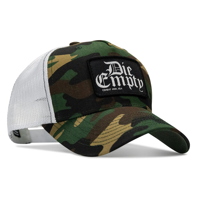 Load image into Gallery viewer, Die Empty Black Patch Snapback Hat
