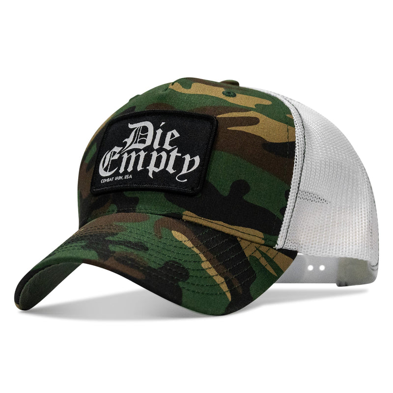 Load image into Gallery viewer, Die Empty Black Patch Snapback Hat
