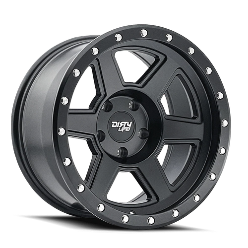 Dirty Life Compound 9315 18x9 / 6-135 BP / -12mm Offset / 87.1mm Hub Matte Black Wheel