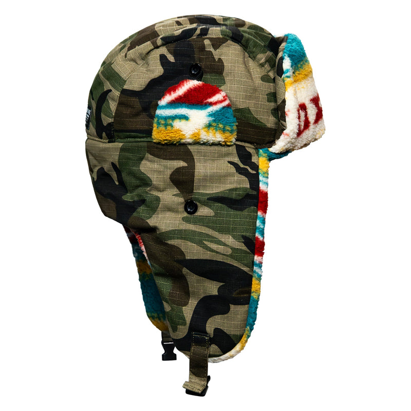 Load image into Gallery viewer, Insulated Ripstop Trapper Hat – Cold Weather
