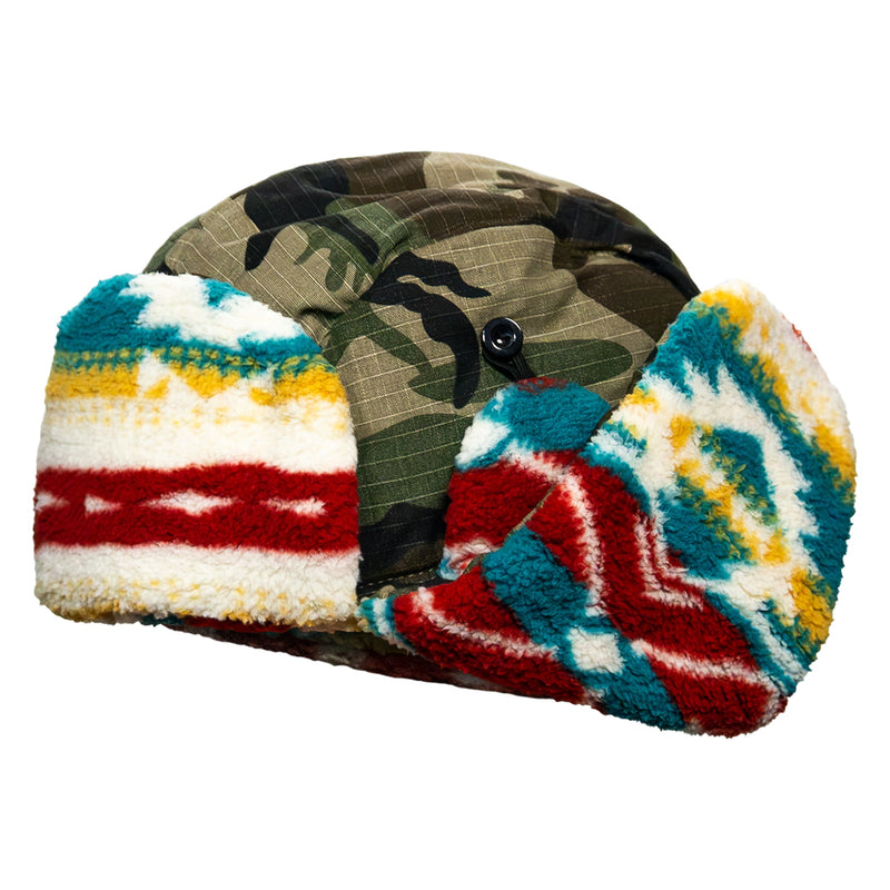 Load image into Gallery viewer, Insulated Ripstop Trapper Hat – Cold Weather
