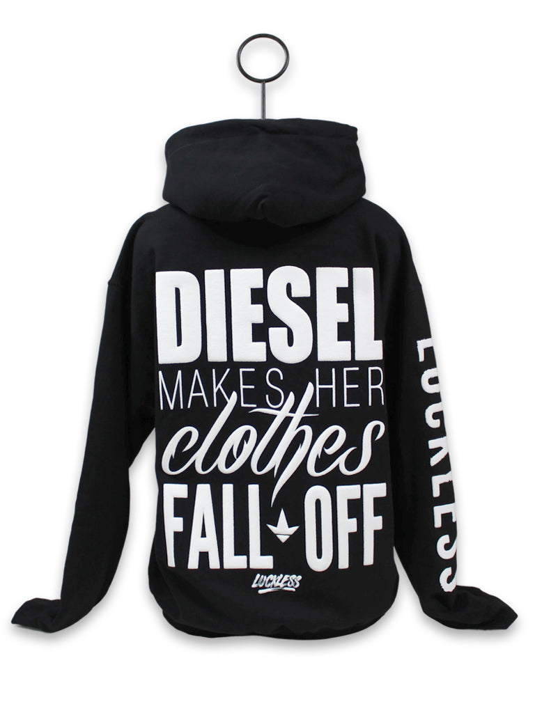 Load image into Gallery viewer, Diesel Makes Her Clothes Fall Off Hoodie
