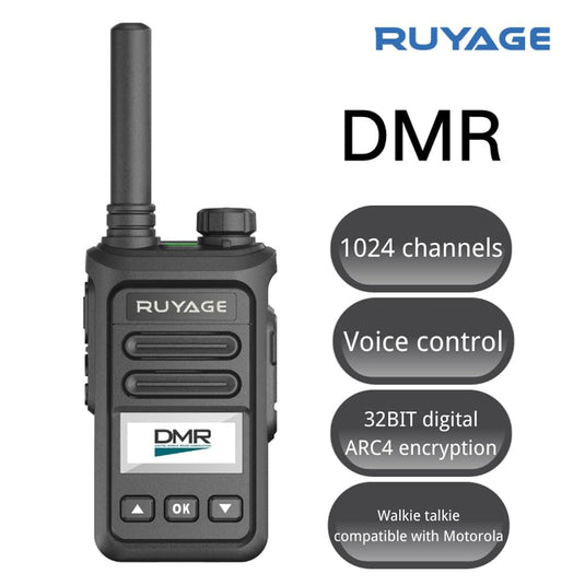 Ruyage DP20 DMR Digital Long Range Two Way Radio Dual Mode Walkie Talkie