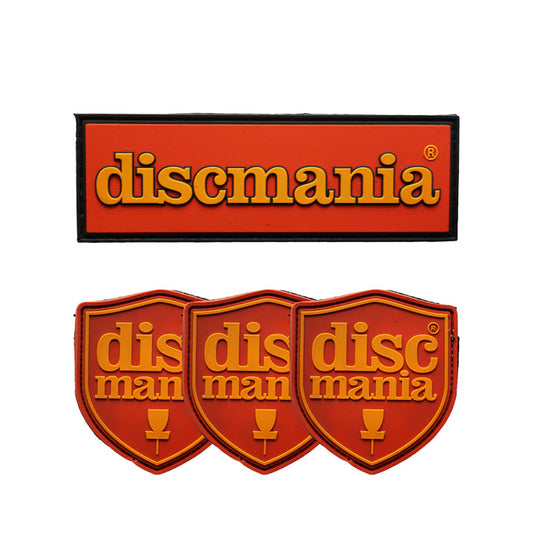 Discmania Red Patches (Velcro On Backside)