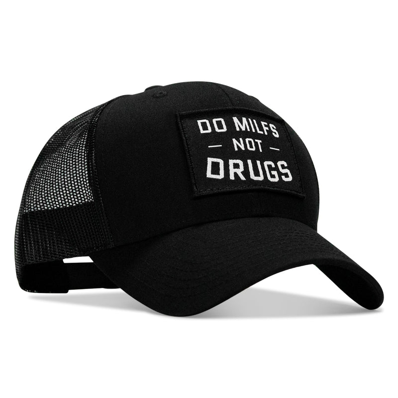 Load image into Gallery viewer, Do Milfs. Not Drugs. Patch Snapback HAT
