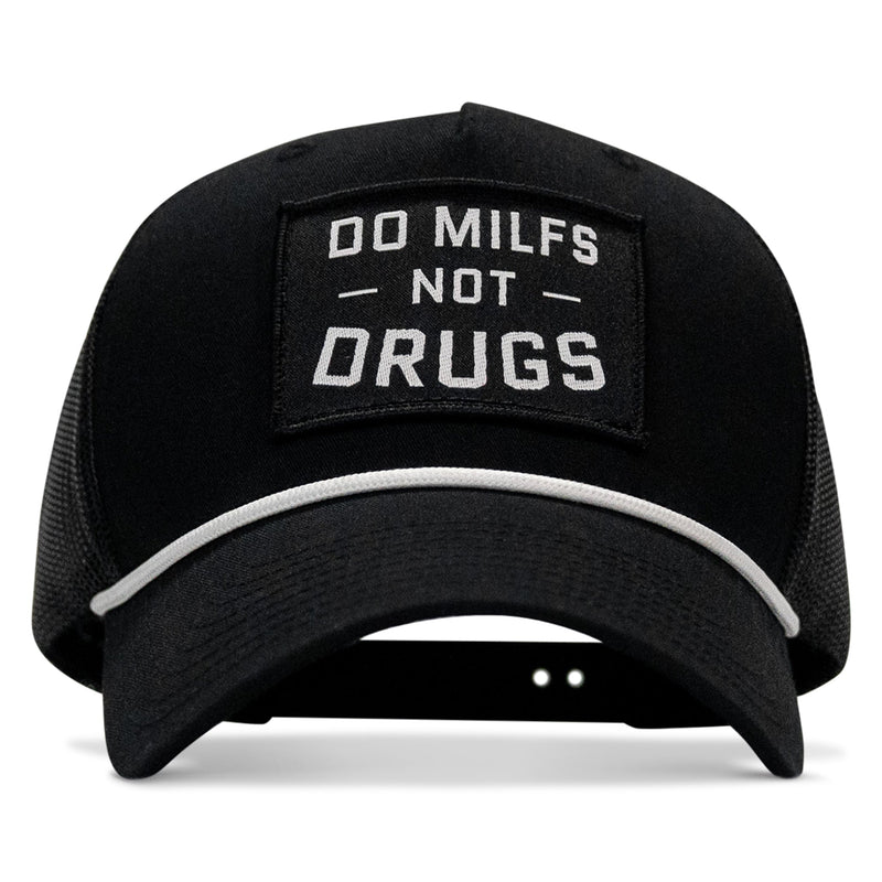 Load image into Gallery viewer, Do MILFS. Not Drugs Patch Rope Snapback
