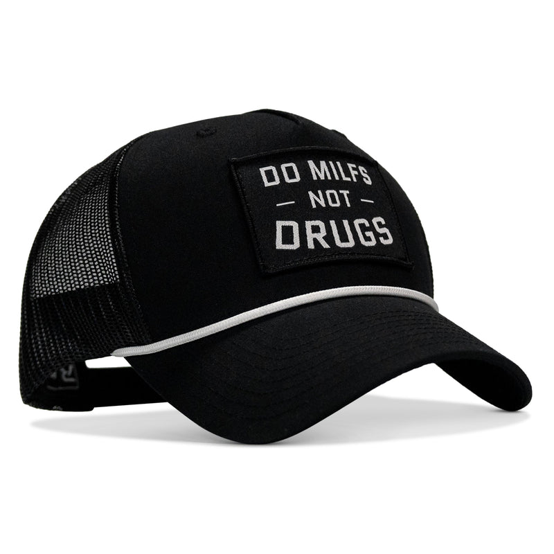 Load image into Gallery viewer, Do MILFS. Not Drugs Patch Rope Snapback

