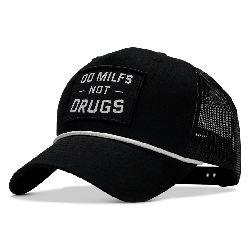 Load image into Gallery viewer, Do MILFS. Not Drugs Patch Rope Snapback
