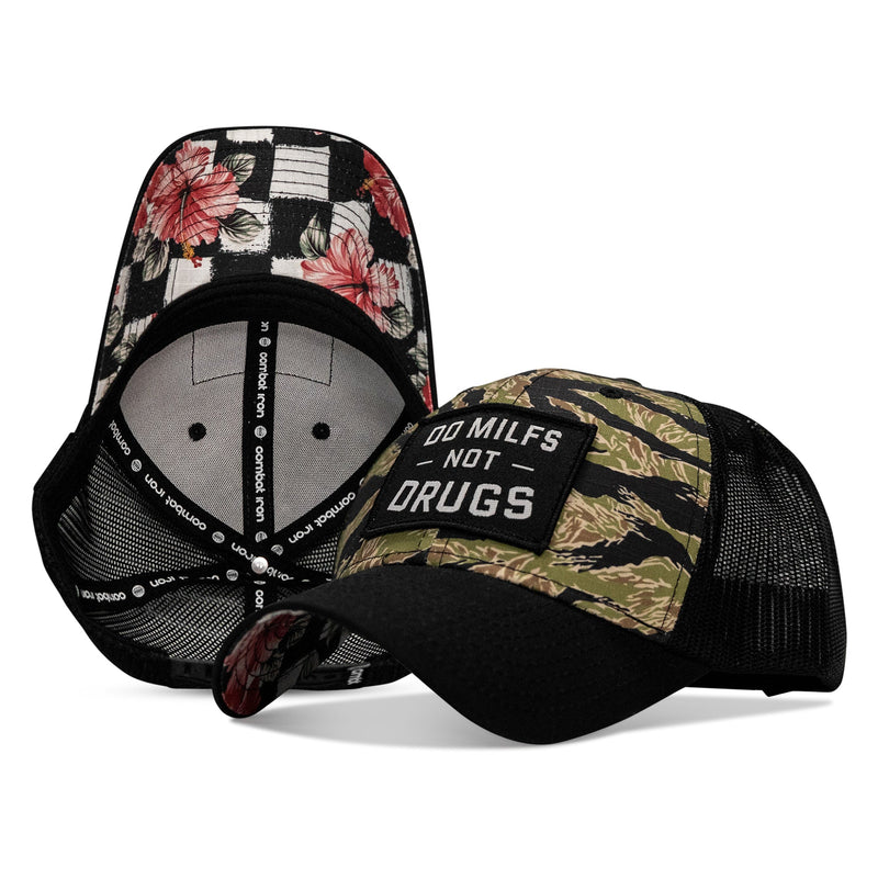 Load image into Gallery viewer, Do MILFS. Not Drugs Patch Original Ripstop Snapback Hat
