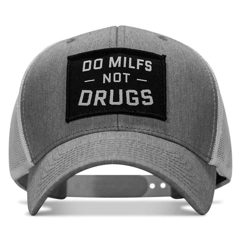 Load image into Gallery viewer, Do Milfs. Not Drugs. Patch Snapback HAT
