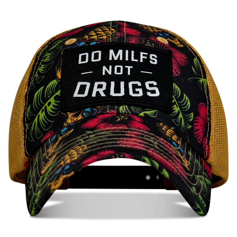 Load image into Gallery viewer, Ripstop Do Milfs Not Drugs Patch Low Profile Snapback
