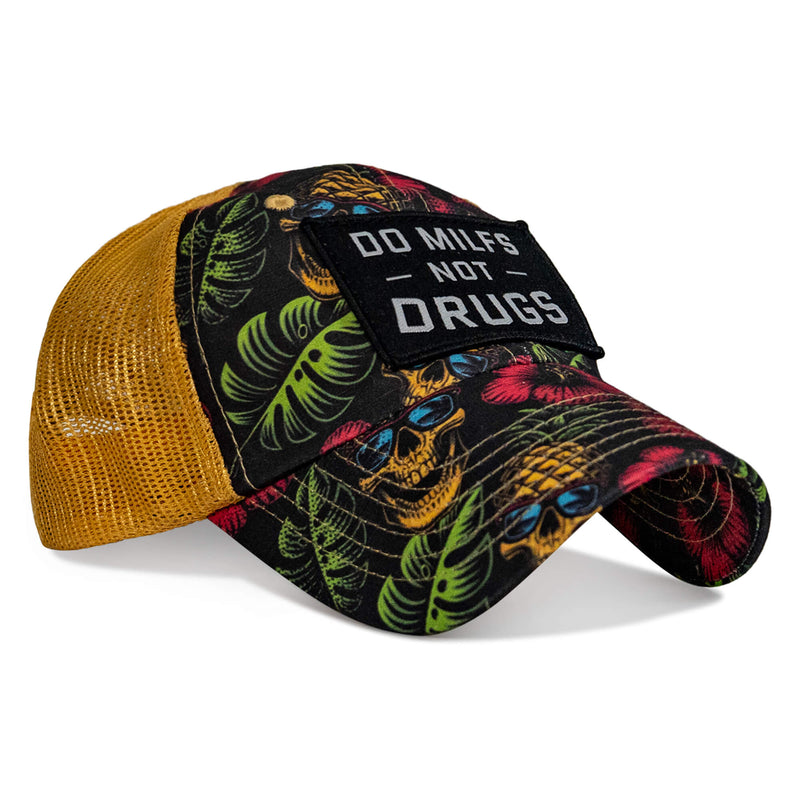 Load image into Gallery viewer, Ripstop Do Milfs Not Drugs Patch Low Profile Snapback
