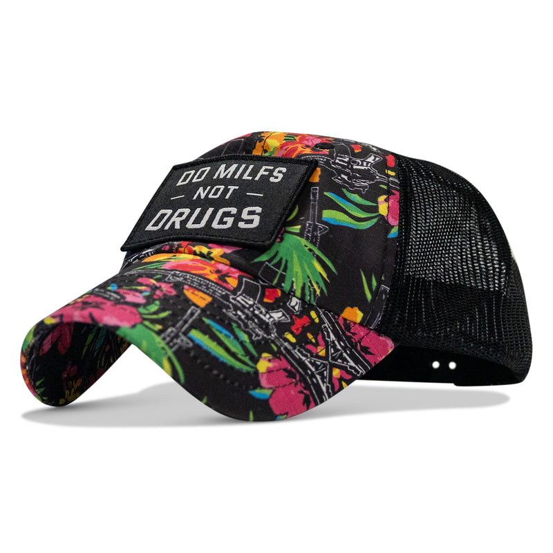 Load image into Gallery viewer, Ripstop Do Milfs Not Drugs Patch Tactical Ripstop Mesh Snapback Hat
