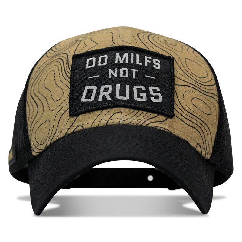 Load image into Gallery viewer, Do MILFS. Not Drugs Patch Original Ripstop Snapback Hat
