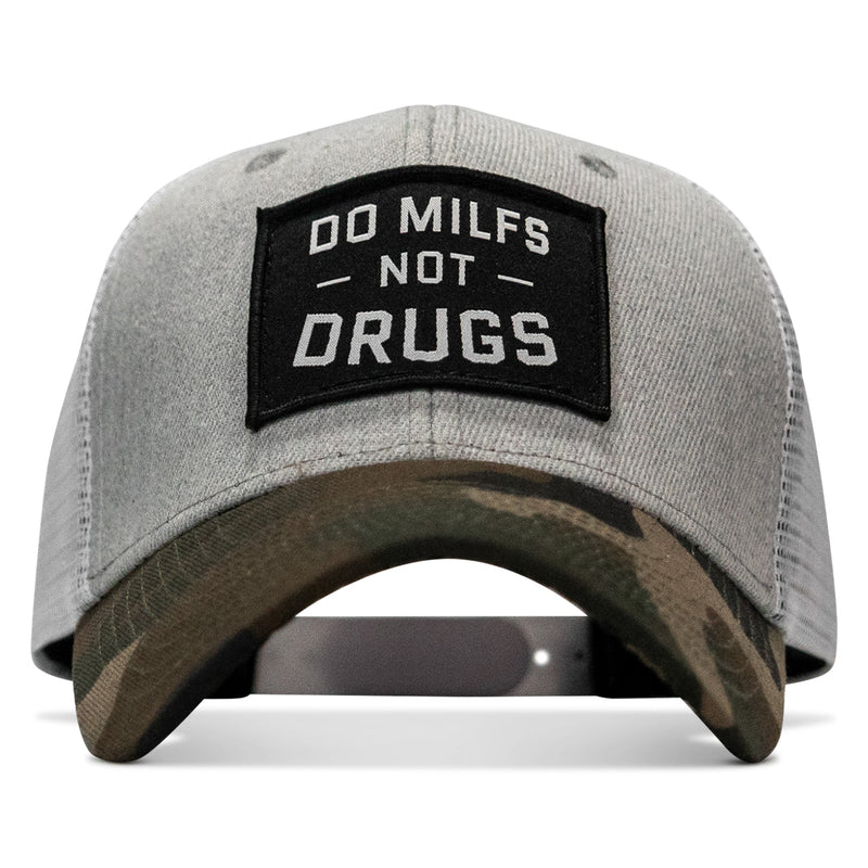 Load image into Gallery viewer, Do Milfs. Not Drugs. Patch Snapback HAT
