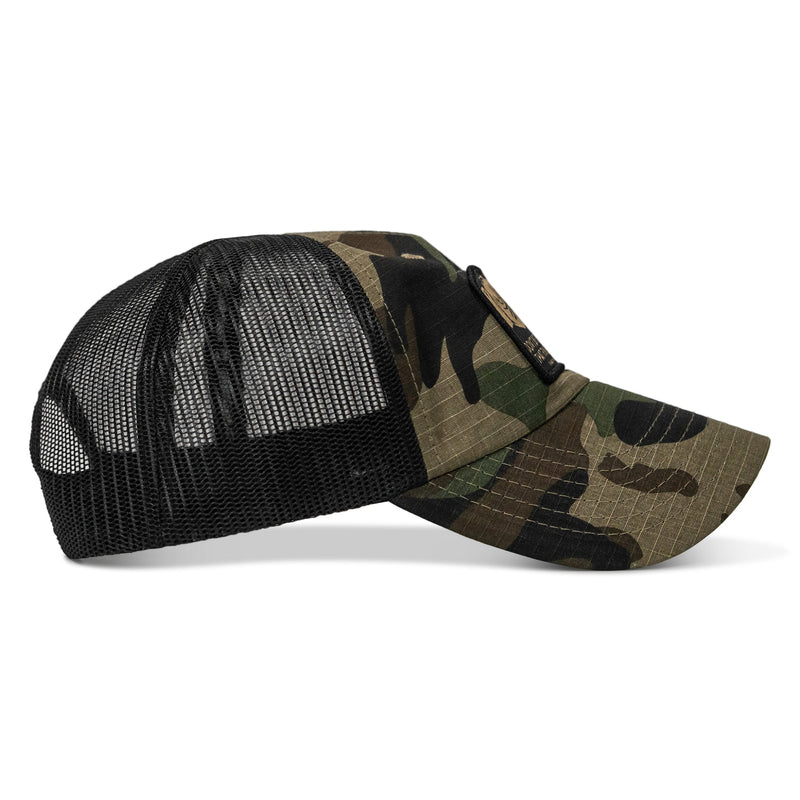 Load image into Gallery viewer, Don't Bite The Hand That Fingers You Patch Tactical Ripstop Mesh Snapback Hat
