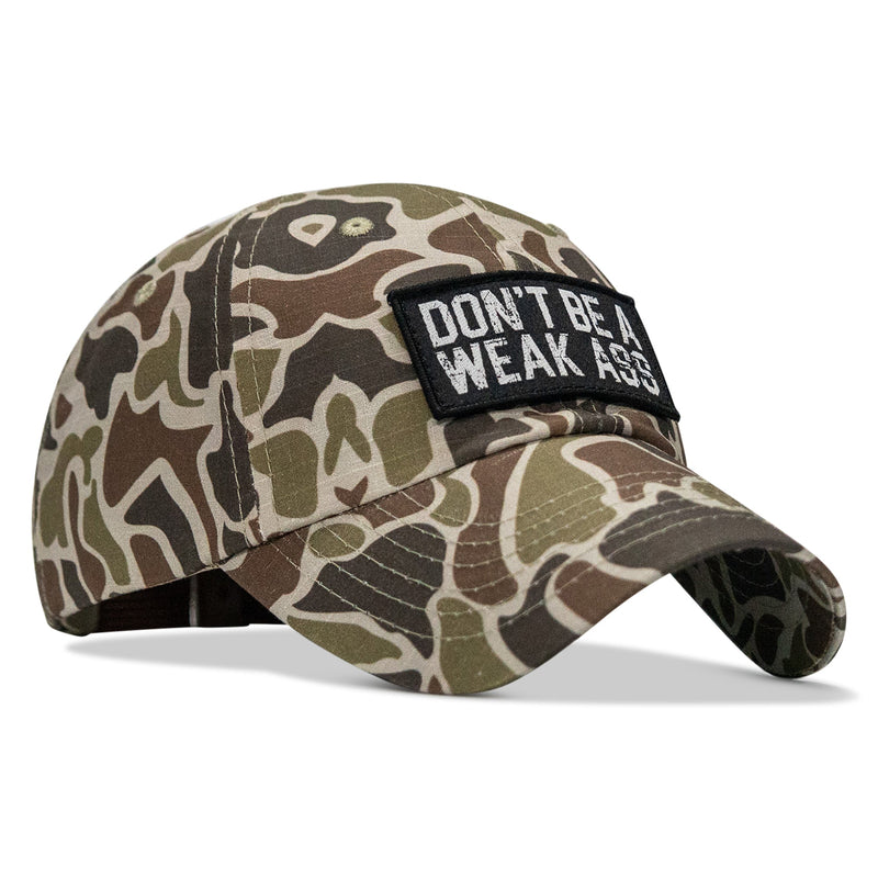 Load image into Gallery viewer, Don't Be A Weak Ass Patch Tactical Ripstop Mesh Snapback Hat
