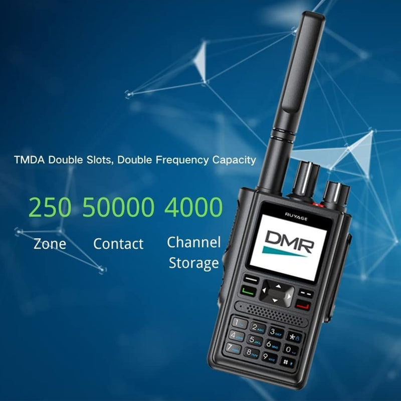 Load image into Gallery viewer, Ruyage DP10 DMR Digital Long Range Two Way Radio Dual Mode Walkie Talkie
