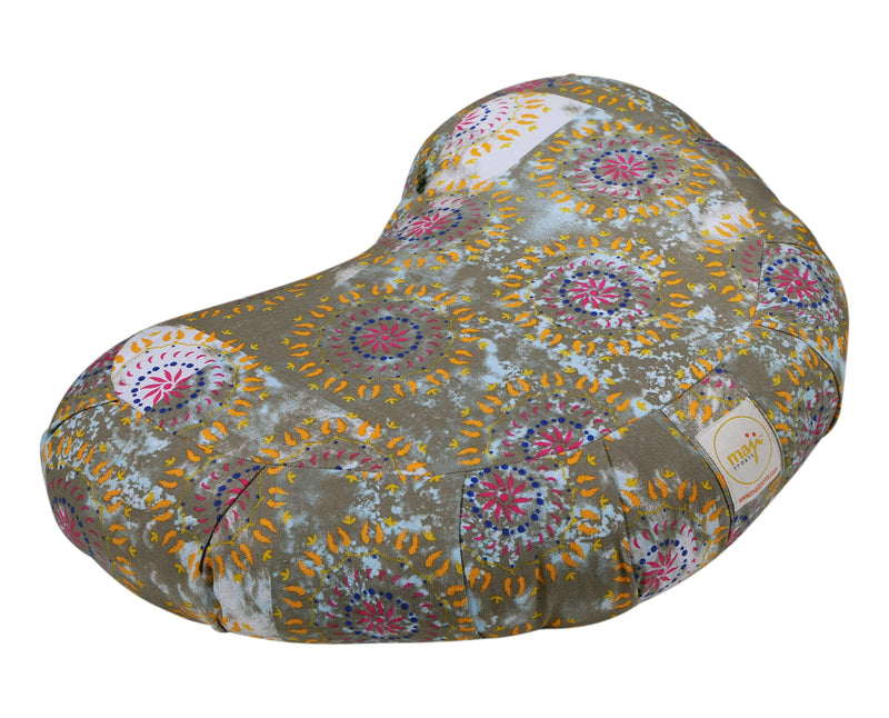 Load image into Gallery viewer, Halfmoon Zafu Yoga Meditation Pillow

