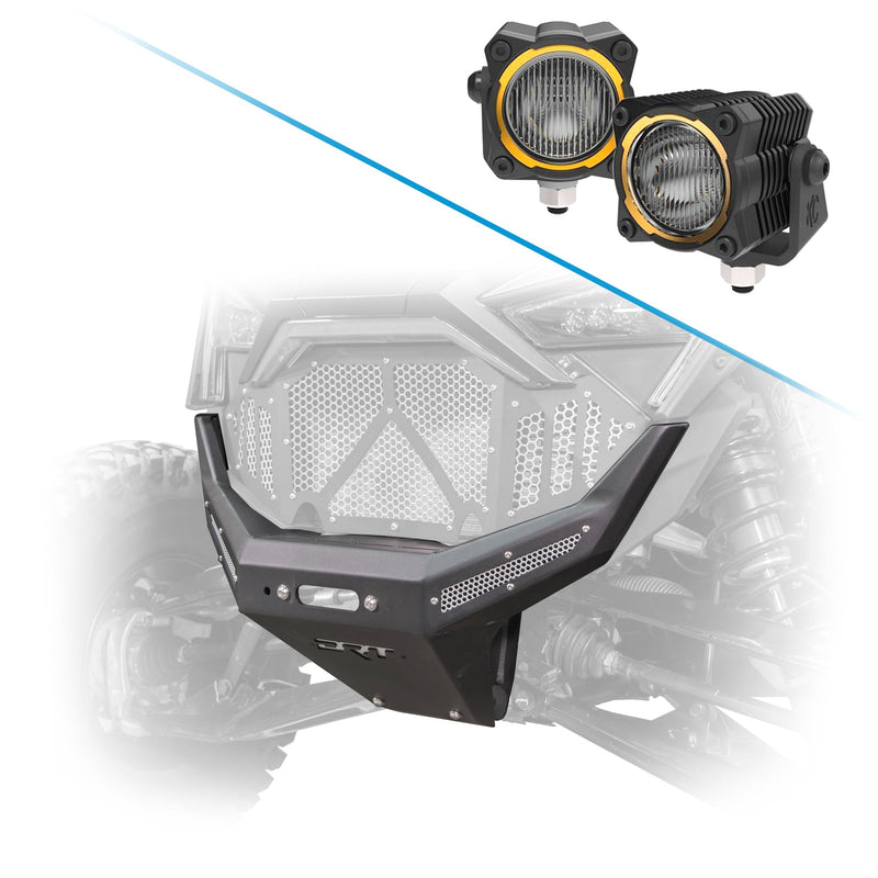 Load image into Gallery viewer, DRT Polaris RZR Pro R / Turbo R 2020-2024 Front Winch Bumper
