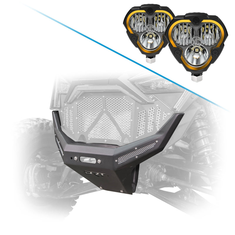 Load image into Gallery viewer, DRT Polaris RZR Pro R / Turbo R 2020-2024 Front Winch Bumper
