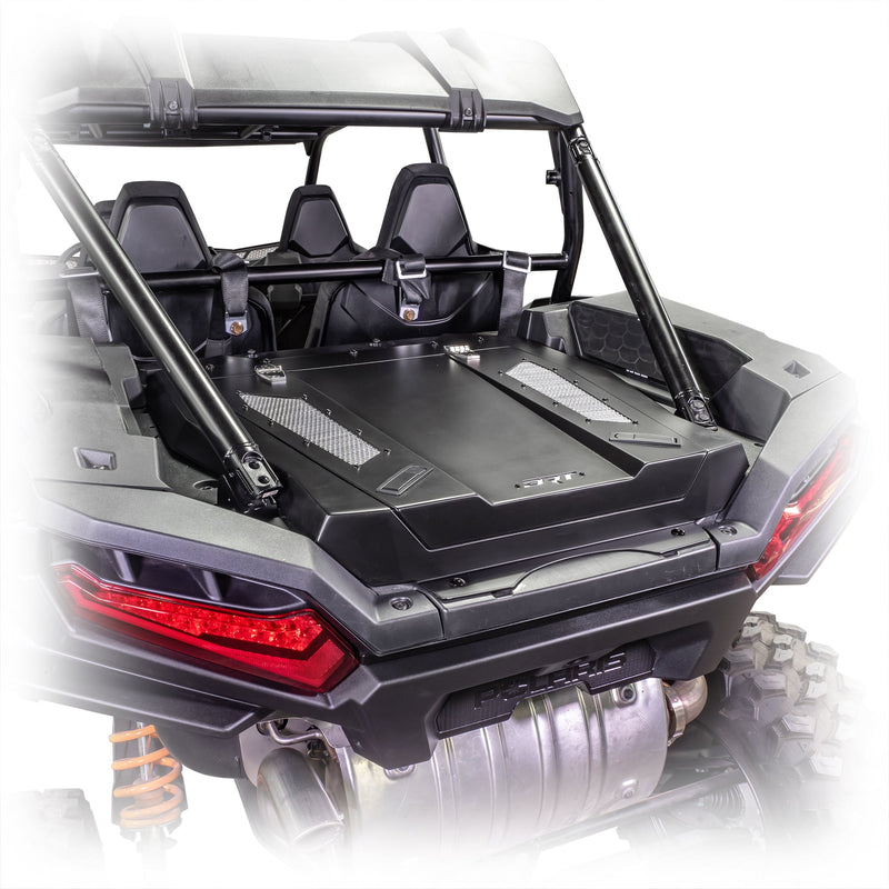 Load image into Gallery viewer, DRT Motorsports Polaris 2024+ RZR XP 1000/4 Aluminum Trunk Enclosure
