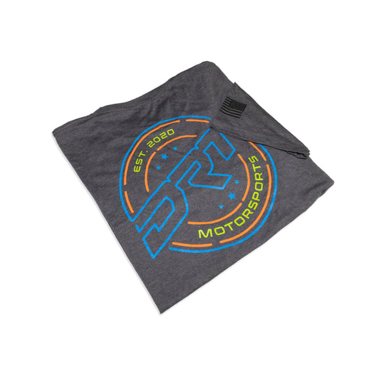 DRT Motorsports Retro Style T-Shirt, Heather Grey