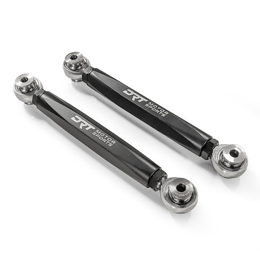 DRT RZR Polaris Pro XP Billet Aluminum Hex Bar Adjustable Sway Bar Link Kit, Rear (M10)
