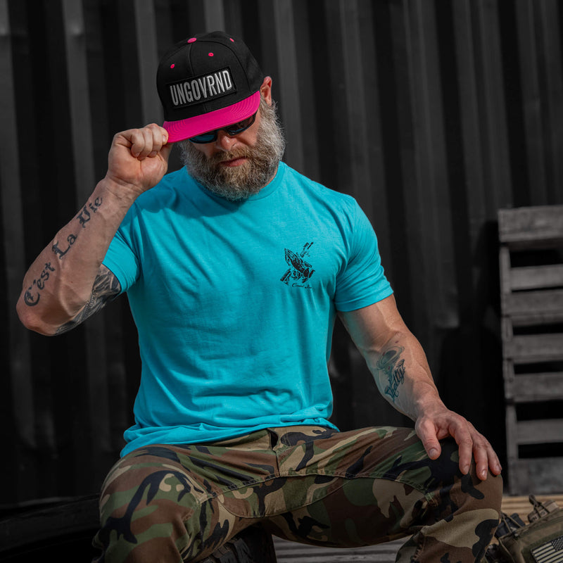 Load image into Gallery viewer, Ungovrnd Oversized Patch Flatbill SnapBack Hat
