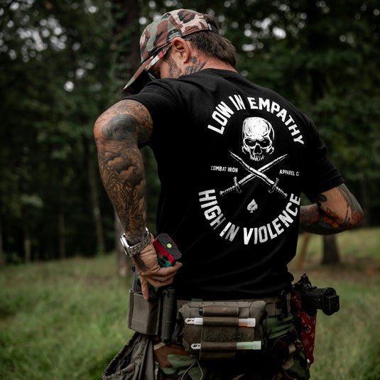 Low In Empathy High In Violence Men's T-Shirt